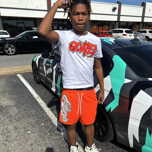 Conjunto de pantalones cortos de talla grande unisex personalizados para entrenamiento de invierno, chándales para correr, ropa de entrenamiento al por mayor - Product Image 2