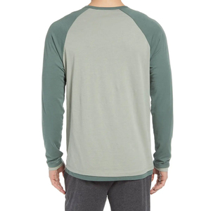 T-Shirt de gymnastique à manches longues pour hommes de haute qualité 100% coton Jersey impression numérique séchage rapide coupe ample motif solide impression personnalisée - Product Image 2