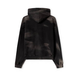 เสื้อฮู้ดดี้ผ้าฝ้ายย้อมสีแบบแอซิดวอช ดีไซน์ใหม่สำหรับผู้ชาย ฤดูใบไม้ร่วง บริการรับผลิตตามแบบ OEM ปี 2026 - Product Image 1