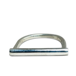 Vente directe du fabricant! Bijoux de barre minimalistes simples bagues élégantes en argent 925 cadeau parfait pour elle en gros de l'usine - Product Image 1