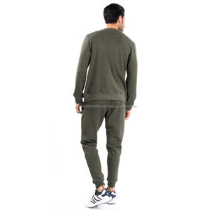 Ensemble de survêtement pour homme avec logo personnalisé en gros, jogging uni, ensemble de survêtement à col rond, sweat-shirt, survêtement pour homme, ensemble de deux pièces avec pantalon - Product Image 2