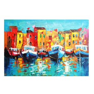 ภาพวาดแอบสแตรกต์สไตล์โมเดิร์นภาพศิลปะติดผนังภาพวาดสีสดใสของใหม่ที่มีคุณภาพสูงผ้าใบภาพวาดไฮโบ๊ท - Product Image 3