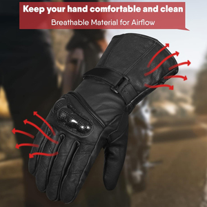 Gants de moto personnalisés respirants antidérapants avec personnalisation du logo pour motards et coureurs - Product Image 5