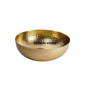 Hammered Metal <b>Chocolate</b> Bowl Gold Finished Handmade New Sweet Bowl Round Shape Luxury New <b>Fancy</b> <b>Chocolate</b> Bowl - Product Image 5