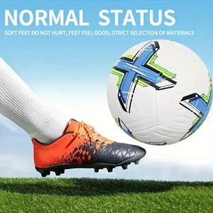 Balón de Fútbol de Cuero PU Ligero y Duradero de Tamaño Personalizado, Material de PVC con Retención de Aire Media, Estilo con Logotipo, para Exteriores - Product Image 6