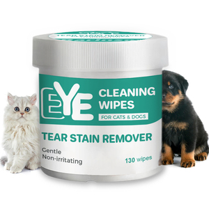 Perro Gato <span class=keywords><strong>Lavado</strong></span> Limpieza bucal Diente Ojos Oreja Pata Toallita <span class=keywords><strong>para</strong></span> dedos Toallitas de limpieza <span class=keywords><strong>para</strong></span> mascotas - Product Image 2