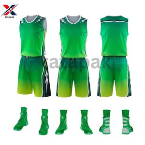Uniformes de baloncesto personalizados, logotipos personalizados incluidos para ligas de adultos unisex y práctica, ropa de equipo/opciones de impresión disponibles - Product Image 5