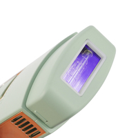 Appareil d'épilation premium, outil de soin de la peau avancé, 5 niveaux d'énergie, traitement rapide par flash, machine pour une peau lisse sur tout le corps à domicile