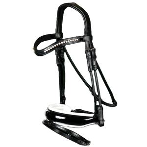 BRIDE BREVET BLANC REMBOURRÉ CUIR ROULÉ - Product Image 1