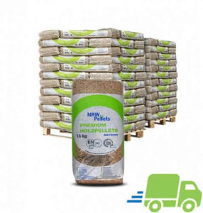 Briquettes de bois certifiées ENplus A1, 6 mm, haute valeur calorifique, combustible biomasse pour chauffage de poêle, teneur en cendres 0,7 %, humidité 10 %, densité 600 - Product Image 4
