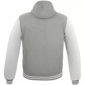 Chaquetas resistentes al agua otoño Casual cortavientos acolchado cremallera completa a prueba de viento trabajo con capucha Premium Vintage Verity Chaquetas blancas - Product Image 4