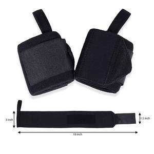 Muñequera de levantamiento de pesas para Fitness, envolturas de muñeca personalizadas de Color sólido/alta calidad para boxeo, a la venta - Product Image 2