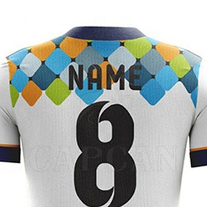 2024 poids léger personnalisé nom d'équipe imprimé vêtements uniformes de football pour hommes vêtements de sport avec marque privée - Product Image 5