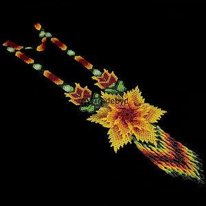 Collier chaîne à maillons brodés à la main de qualité supérieure Tradebyd, bijoux bohèmes tendance pour un anniversaire, unisexe - Product Image 1