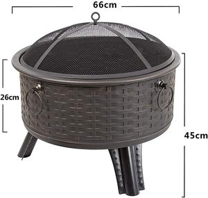 Premium Quality India Modern <b>Fire</b> Pit Manufactured Iron Backyard Heating Natural <b>Gas</b> <b>Portable</b> Patio Decorative Use Bulk Price - Product Image 3