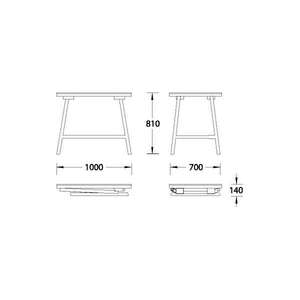 Banco de Trabajo Plegable Gedore 810x1000x700mm, Tornillo de Banco Plegable Versátil para Uso en Banco de Trabajo - Product Image 4
