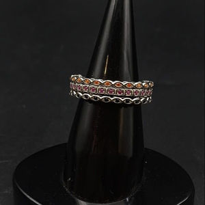 Moda CZ 925 plata esterlina joyería fina eternidad banda anillos propuesta clásica boda compromiso promesa anillos para fiestas - Product Image 1