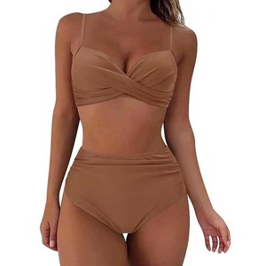 Conjunto de Bikini de Talla Regular, Estilo Sexy, Traje de Baño, Fabricante al por Mayor, Precio Razonable, Conjunto de Bikini con Sujetador y Ropa Interior para Mujer - Product Image 1