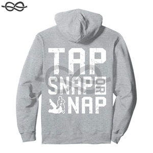 Tap Snap or Nap Brésilien Jiu Jitsu MMA Fighting Unisex Hoodies Élégant jiu jitsu kimono kimono de jiu jitsu Grapplers Fighters - Product Image 4