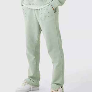 Venta caliente Hombres Acid Wash Sweatsuit Top trending última llegada de alta calidad de secado rápido mejor sostenible Acid Wash Sweatsuit - Product Image 5