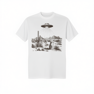 เสื้อยืดแขนยาวลายแมวตะวันตกสไตล์วินเทจ  ลายยูเอฟโอเอเลี่ยน  โรดีโอคาวบอย  แรงบันดาลใจจากป่าตะวันตก - Product Image 2