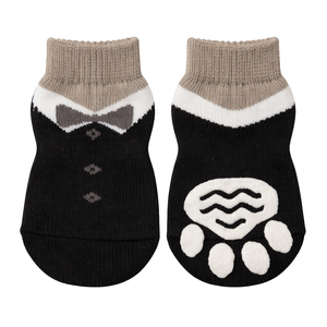 Calcetines de Lujo Ligeros Antideslizantes para Perros con Suela de Agarre, Protector de Patas Cálido para Invierno, Zapatos Elásticos para Perros de Interior y Exterior - Product Image 1