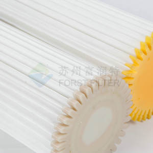 Filtre à air pour extracteur de poussière de silo à ciment industriel FORST, fabricant de filtres HEPA CE ISO, filtre à sac plissé en PTFE <span class=keywords><strong>hydrofuge</strong></span> et oléofuge - Product Image 5