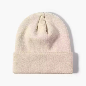 Gorro de Invierno Acrílico Personalizado al por Mayor, Estilo Nuevo, 100% Acrílico, Transpirable, Impermeable, Gorro de Punto con Logotipo en Relieve - Product Image 2