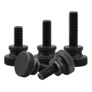 Vis moletée réglable en acier au carbone noir GB834, métrique, M3 M4 M5 M6 M8 M10 - Product Image 1