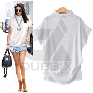 Camisa informal de mujer 100% algodón Diseño de pegatina personalizable Logotipo de color - Product Image 3