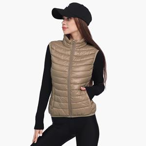 Parkas cálidas de Invierno para mujer, chaqueta acolchada de manga larga con capucha delgada de longitud media de Color sólido, abrigos con cremallera - Product Image 5