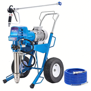 Pistola de Pulverización sin Aire de Alta Presión y Potencia, Construcción de Plástico y Aluminio, Garantía de 3 Años, para Pintura de Látex, Decoración de Talleres - Product Image 1