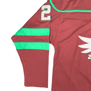 Venta al por mayor de diseño personalizado sublimado de impresión en blanco de hockey sobre hielo Jersey cosido bordado camiseta de fútbol - Product Image 4