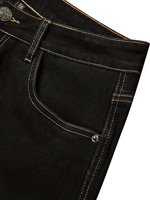 Jean cargo classique brodé pour homme, style hip-hop, délavé, hiver, 4 poches, denim durable, coupe extensible, lavable en machine, toutes tailles