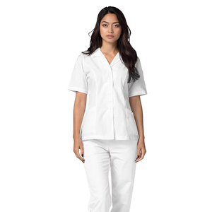 Ensembles d'uniformes hospitaliers en polyester pour infirmières professionnelles personnalisées de marque privée pour le personnel médical - Product Image 1