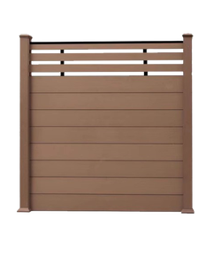 Panneau de clôture WPC Portes en <span class=keywords><strong>bois</strong></span> Treillis WPC Poteau en aluminium Accessoires d'ameublement extérieur de qualité supérieure - Product Image 4