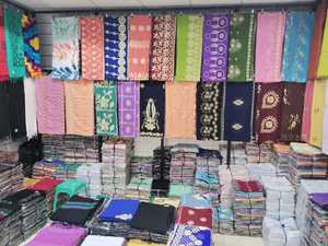 Châle en mousseline à motif floral brodé multicolore, respirant, long, pour femmes, à porter au quotidien en extérieur - Product Image 4