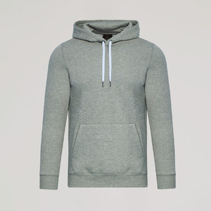 Ventes en gros de sweats à capuche classiques pour hommes de haute qualité, gris, personnalisés, doux, 100% coton, épais, à revers côtelés, tendance - Product Image 1