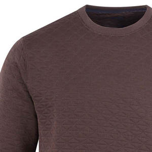 Ensemble pull-over en molleton de coton de haute qualité pour hommes coupe personnalisée grande taille imprimé d'hiver uni teint-approvisionnement en gros - Product Image 5