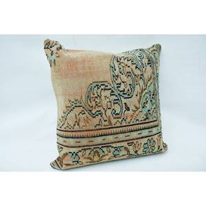 Premium Beige Paisley Patchwork lana almohada 32x32 pulgadas cojín decorativo tejido Vintage cuadrado portátil ropa de cama sofá Navidad - Product Image 2