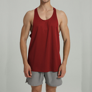 Débardeur sans manches d'été personnalisé pour hommes de haute qualité en coton respirant tricoté Style décontracté pour Fitness Gym Hood Running Tops - Product Image 1