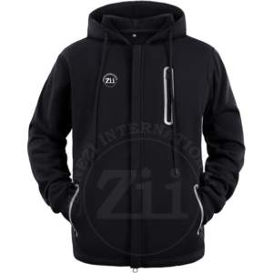 Sweat-shirts en polaire à capuche brodés, service OEM, 100% coton, coupe classique, manches longues, tendance coréenne pour homme, séchage rapide - Product Image 1