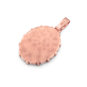 Collier pendentif en or rose de luxe avec diamant Moissanite VVS Design tendance pour mariage pour cadeaux - Product Image 3