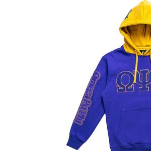 Noir Orange Sororités pull à capuche Université Logo porter 100% coton imprimé motif anti-rétrécissement tricoté polaire 340g automne - Product Image 3