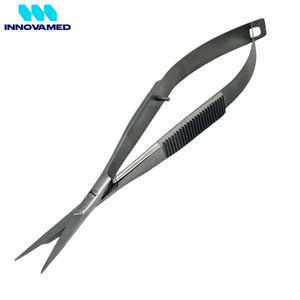 Tijeras Profesionales de Acero Inoxidable con Microresorte para Manicura, Pedicura y Recorte de Cutículas, Herramienta de Belleza de INNOVAMED - Product Image 4