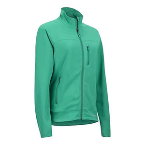 Veste Softshell en toile imperméable personnalisée OEM pour femme, longueur standard, fermeture éclair, design respirant - Product Image 3