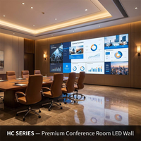 Écran LED COB mural encastré P1.87 pour affichage vidéo commercial en intérieur, idéal pour les halls d'entreprises et les projets professionnels
