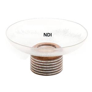 Tazón para servir de almacenamiento de alimentos de diseño moderno, tazón para servir frutas, ensalada, bocadillos, tazón decorativo hecho a mano para servidor de alimentos - Product Image 1