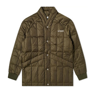 Veste d'hiver matelassée personnalisable de haute qualité pour hommes, tissu polaire chauffant à col montant et matériau en toile, OEM le plus vendu - Product Image 4