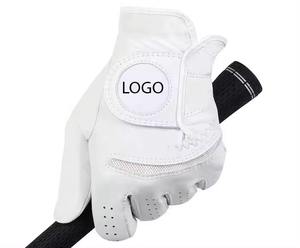 Fabricant de gants de golf unisexes personnalisés à doigts entiers en peau de mouton en cuir véritable antidérapant doux confortable respirant - Product Image 6